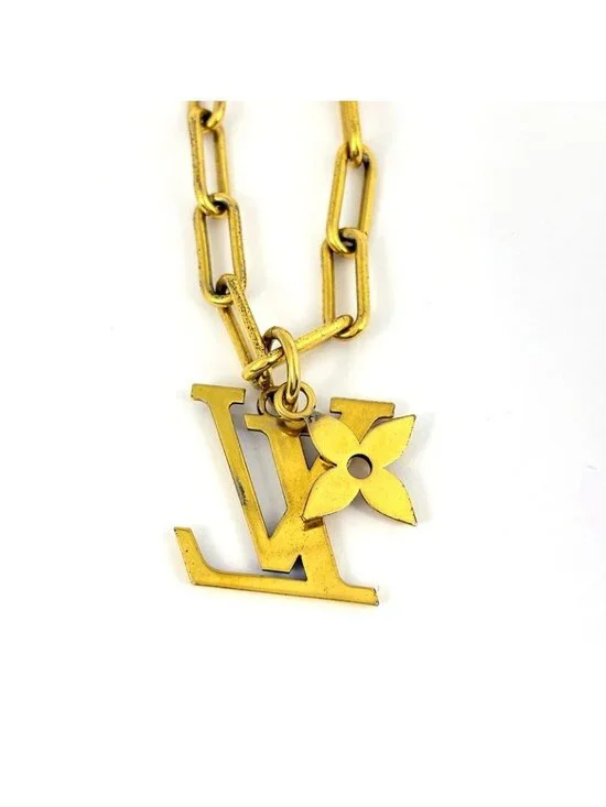 Louis Vuitton Collier LV Flower Necklace Gold Plated - Picture 2 of 6